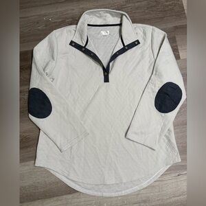 Top It Off Pullover with Elbow Patches